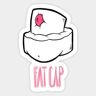 Fat Cap Sticker